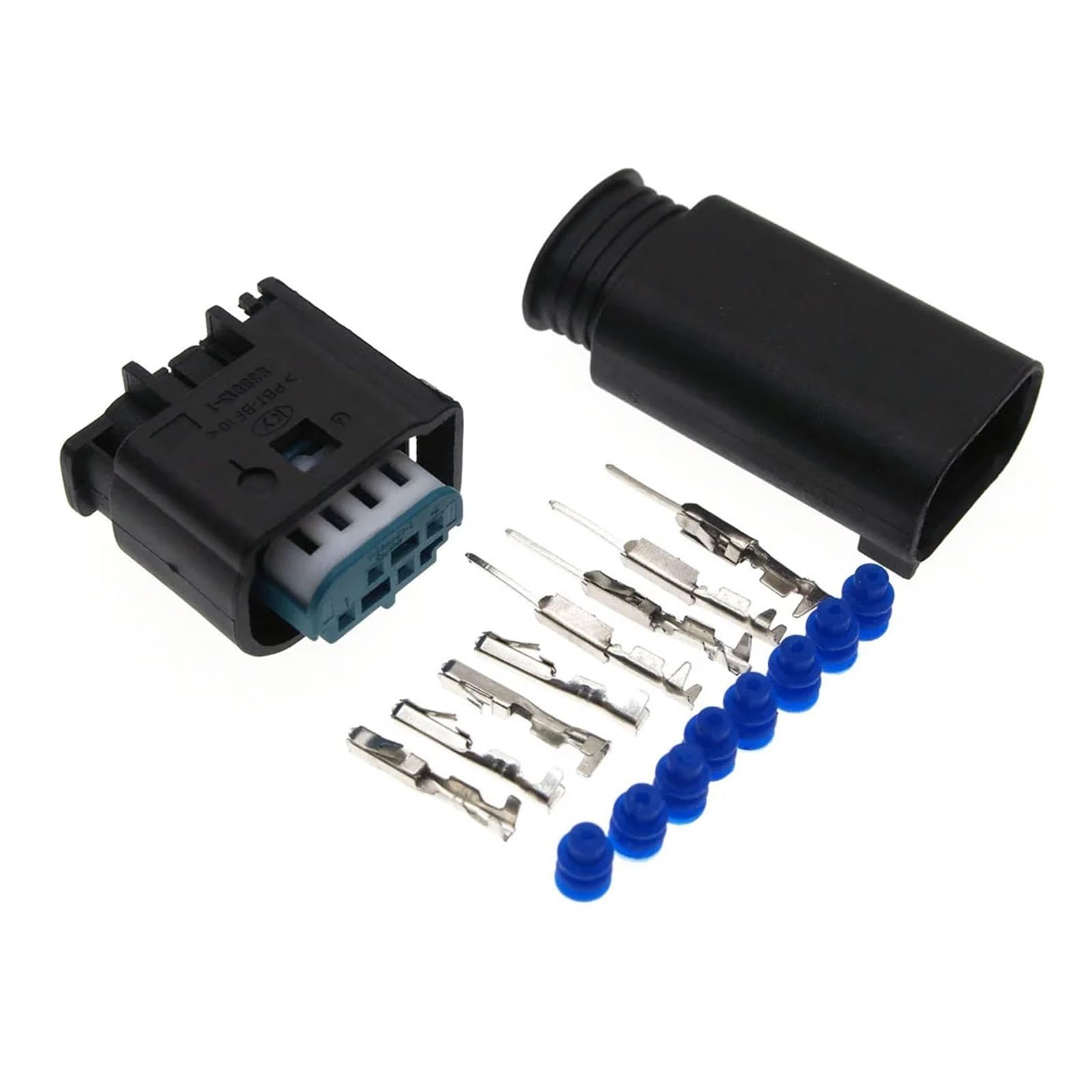 UHNYTRV DJ3043A-0.6-11/21 4-poliger Auto-Fahrhöhen-/Sauerstoffsensor-Stecker, 4P-Auto-EGOS/EGS-Elektrostecker(Male Female,2 Sets) von UHNYTRV