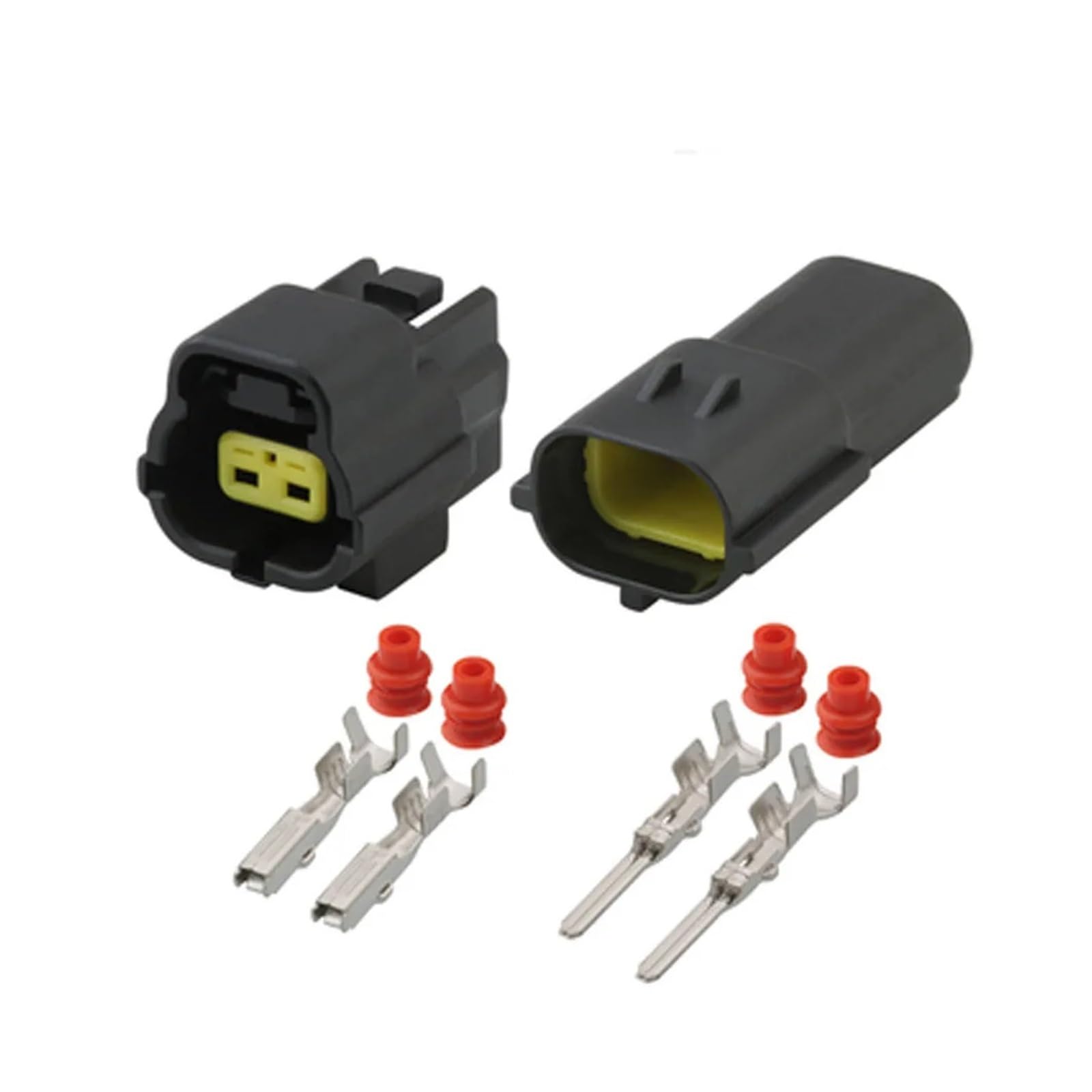 UHNYTRV DJ70236Y-1.8 2Pin 1,8 mm Auto-Stecker, 2P Auto wasserdichter Sensorstecker, elektrischer Auto-Stecker(Male Female,10 Sets) von UHNYTRV