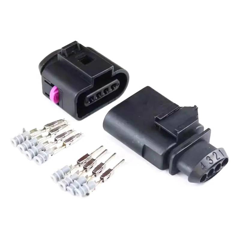 UHNYTRV DJ7040A-1.5-11/21 4Pin 1J0973704 1K0973804 Auto-Ansaugluftdrucksensor-Stecker(Male Female,20 Sets) von UHNYTRV