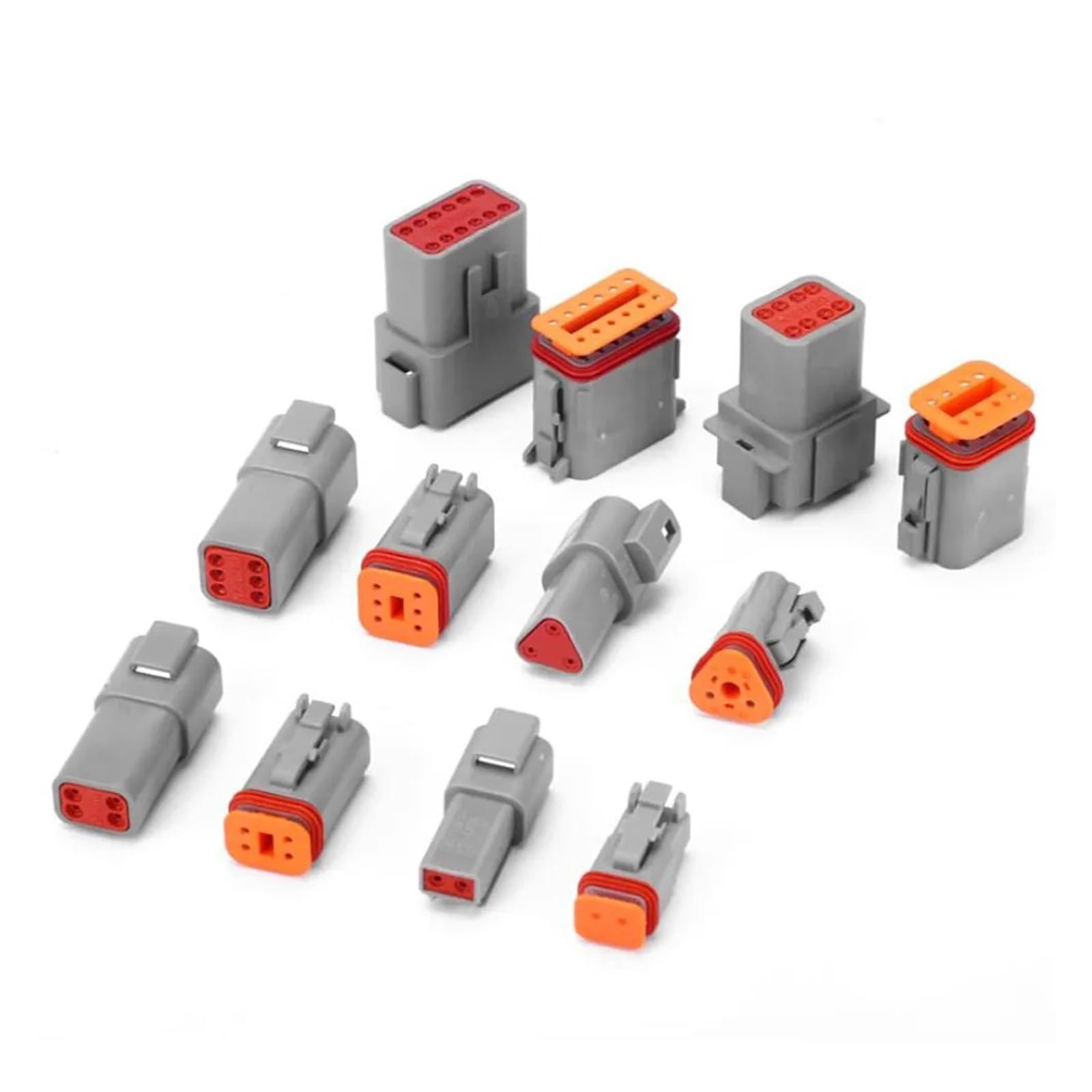 UHNYTRV DT06/DT04 2/3/4/6/8/12 Pin Motor/Getriebe Elektrische Stecker Sets, DT06-2S (4 Pin,10 Sets) von UHNYTRV