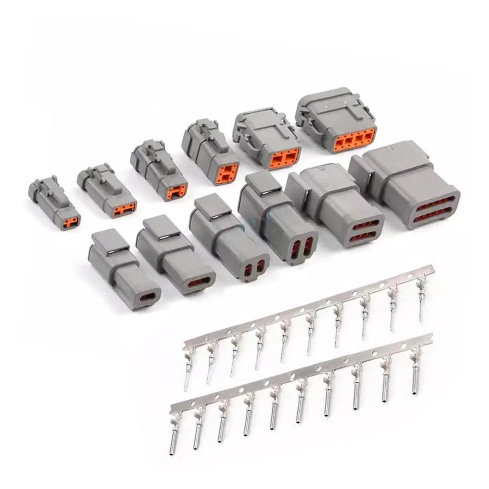 UHNYTRV DTM E003 DTM06/DTM04 2/3/4/6/8/12 Pin Heavy Truck/Car Fittings Kabelbaumstecker(DTM04-2P-E003,20 SETS) von UHNYTRV