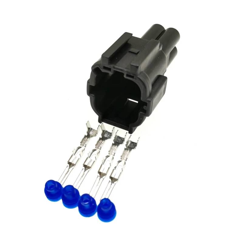 UHNYTRV Schwarz 4Pin 2,2mm Männlich Weiblich Auto Wasser/Motor Stecker Sensor Stecker Stecker(Male,5 PCS) von UHNYTRV