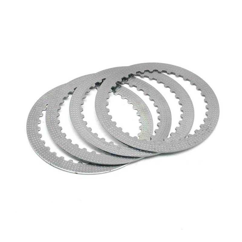 Kupplungsstahlplatten-Kit-Set für CBR125R JC34 JC39 JC50 2004–2016, kompatible Motorradmotor-Reibungsscheiben-Trennteile(STEEL PLATES) von UHRMZA