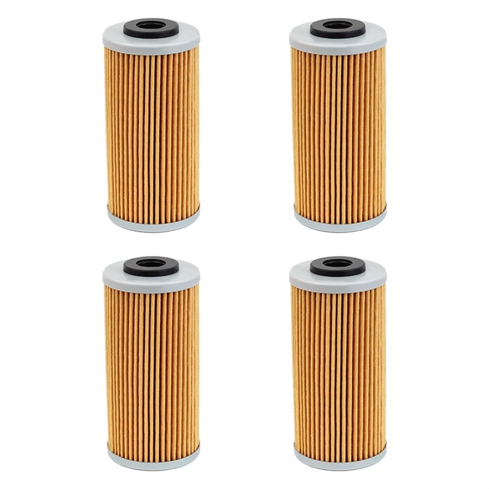 Motorrad-Ölfilter-Set mit 4 oder 6 Stück, kompatibel mit SE 2.5i 3.0i 4.5i 5.1i SX 2.5i SM 4.5i 5.1i 250 300 450 500 SEF-R G450X 2009 bis 2012(4PCS) von UHRMZA