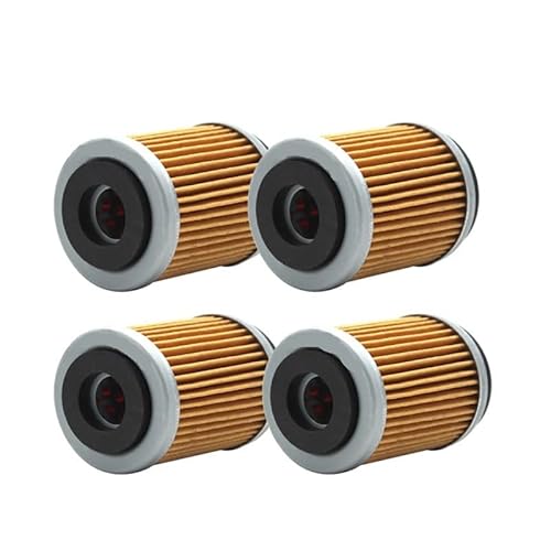 Motorrad-Schmutzölfilter und Benzin-Kraftstofffilter, kompatibel mit AG200 BW200 BW350 SR125SE SR185 SRX250 TT225 TT350 TT600E(4 PCS) von UHRMZA