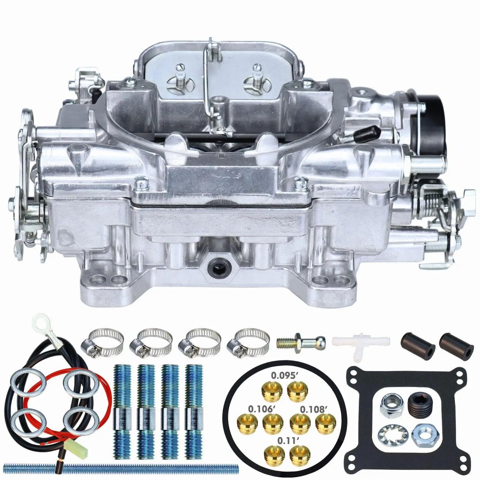 1406 Vergaser, kompatibel mit 600 CFM 4 BBL Elektro-Choke-Autozubehör von UHSTJW