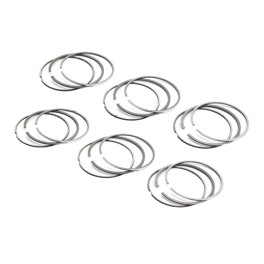 6-teiliges Kolbenring-Set Kompatibel mit 3,0 l V6-Dieselmotor, kompatibel mit A4 A5 A6 A7 A8 Q5 Q7 TDI STD 07–18 von UHSTJW