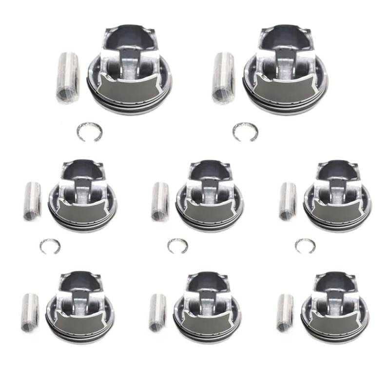 8PCS Kolben und Ringe Set M278 A2780303217 kompatibel mit W166 W221 W222 4.6L 4.7L von UHSTJW