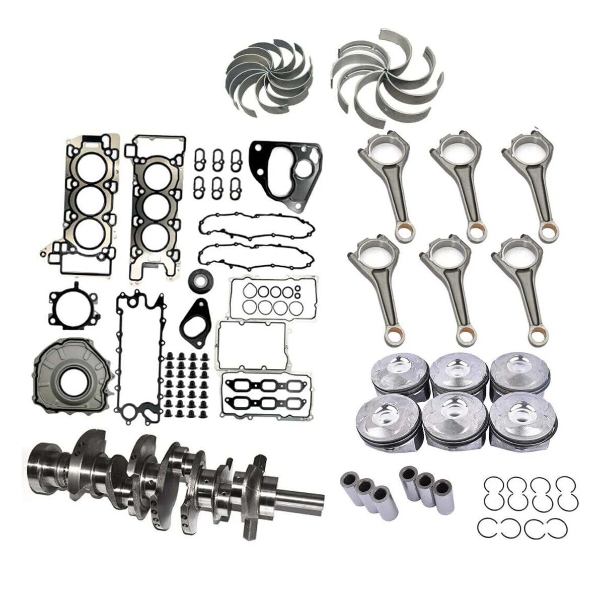 AJ126 3.0L V6 Motorüberholungssatz mit Kurbelwellenstange und Kurbelwelle von UHSTJW