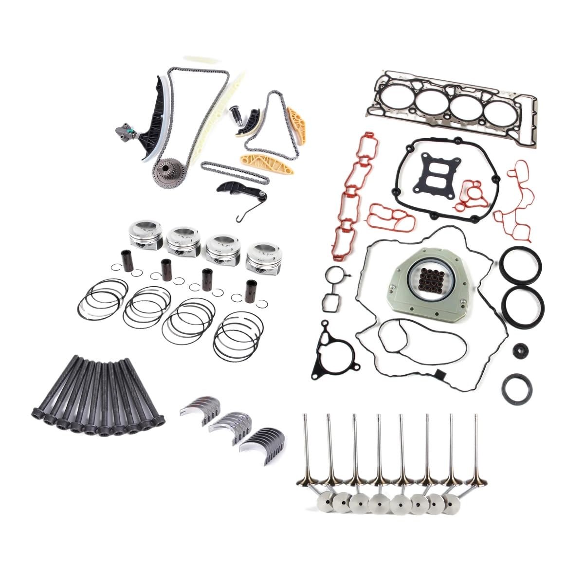 EA888 Gen3 2.0T Motorüberholungssatz Φ23MM kompatibel mit MK2 A6 A7 Q5 06H107065DM von UHSTJW