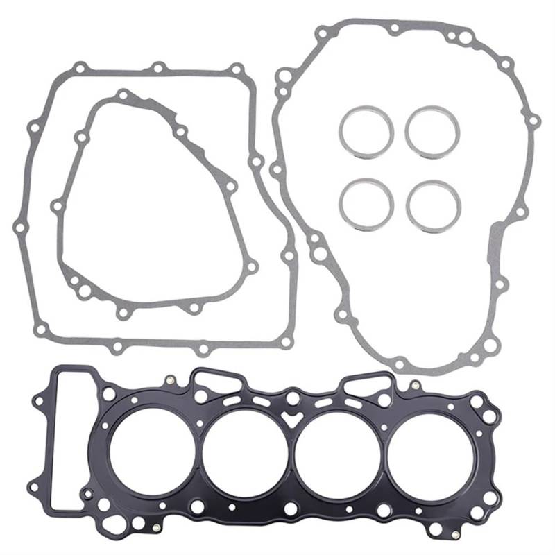 Kompatibel mit CBR600 F4 F4i CBR 600 CBR600F4 CB600R 2001-2006 Motorradmotor-Zylinderkopfdichtungssatz von UHSTJW