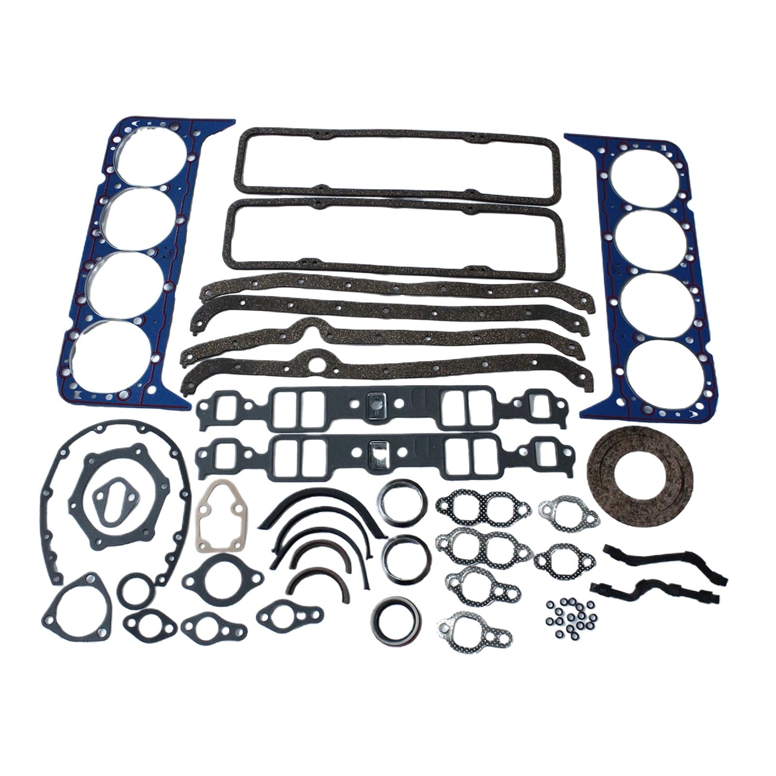 Kompletter Motorüberholungs-Dichtungssatz Kompatibel mit SBC 283 302 350 V8-Motoren, kompatibel mit Motorüberholung von UHSTJW