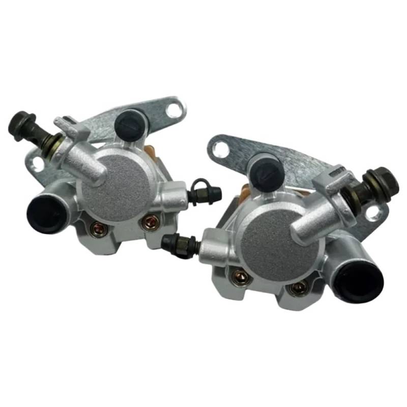 Performance-Bremssattel-Set vorne, kompatibel mit YFM660 660 2002–2008, 400 1999–2006, 450 2003–2006(Silver 1 Pair) von UHSTJW