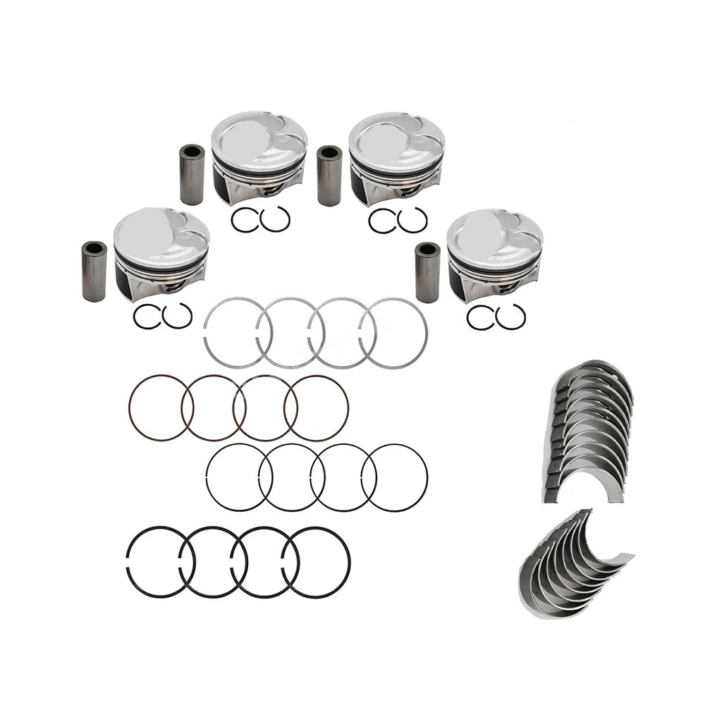 Performance-Kolbenringsatz für 1,8 l 2,0 l GDI CVVT-Motoren, kompatibel mit G4NB G4NA G4NC G4NE G4ND G4NH G4KD-Modellen 2010–2024 von UHSTJW