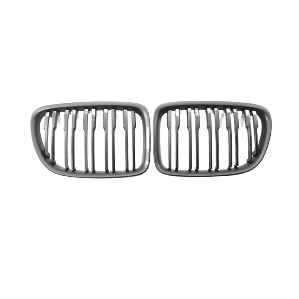 UIBHGVFG Sport Kühlergrill 1 Paar Auto-Kühlergrill-Doppellamellen-Fronthauben-Grilleinsätze Für X1 E84 2011 2012 2013 2014–2016 Lamellen Kühlergrill von UIBHGVFG