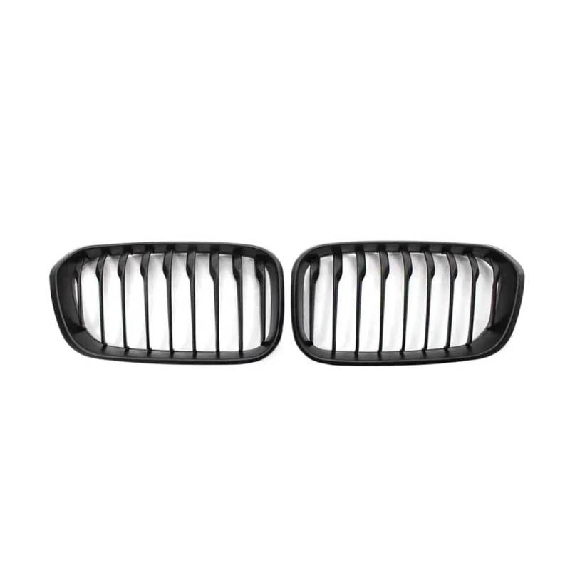 UIBHGVFG Sport Kühlergrill 1 Paar Frontgrills Für 1er F20 F21 2012–2019, Glänzend Schwarzer Grill, Ersatz-Frontstoßstangengitter Lamellen Kühlergrill von UIBHGVFG