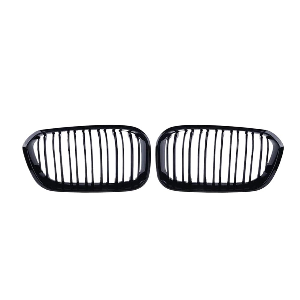 UIBHGVFG Sport Kühlergrill 1 Paar Frontgrills Für 1er F20 F21 2012–2019, Glänzend Schwarzer Grill, Ersatz-Frontstoßstangengitter Lamellen Kühlergrill von UIBHGVFG