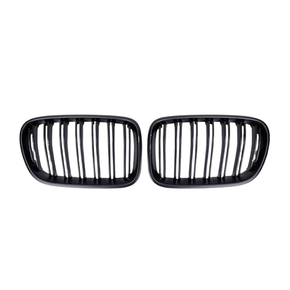 UIBHGVFG Sport Kühlergrill 1 Paar Frontgrills Mattglänzend Schwarz Für X3 F25 2010–2013 Ersatz-Autoscooter-Styling Lamellen Kühlergrill von UIBHGVFG