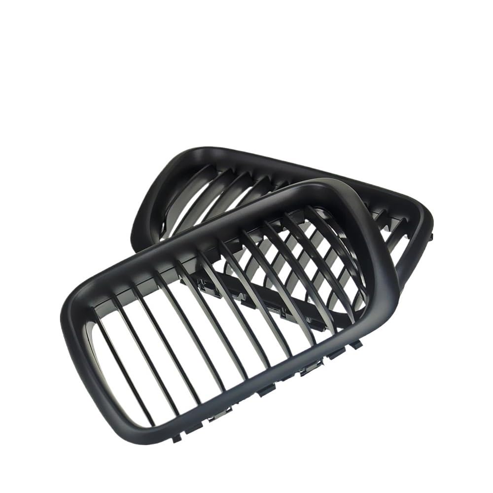 UIBHGVFG Sport Kühlergrill ABS Frontgrill Ersatzhaubengrill Mattschwarz 1-zeilige Lamelle Für 3er E36 M3 318I 323I 328I 1997–1999 Lamellen Kühlergrill von UIBHGVFG