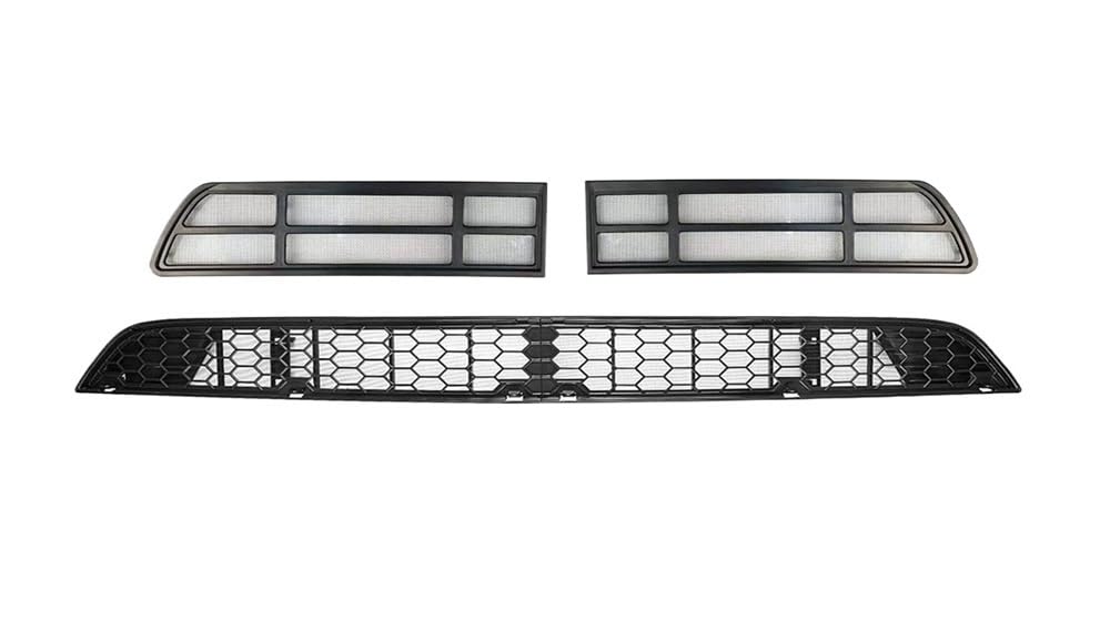 UIBHGVFG Sport Kühlergrill Anti-Insekten Front Mesh Grille Für Model Y 2024-2020 Auto Honeycomb Grid Auto Stoßstange Lufteinlass Abdeckung Zubehör Lamellen Kühlergrill von UIBHGVFG