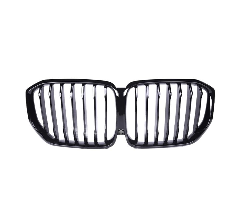 UIBHGVFG Sport Kühlergrill Auto Front Grill Für X5 Für G05 2019-2023 + Grillez Grills Glanz/Matt Schwarz Grille Auto Zubehör Einzelne Linie Lamellen Kühlergrill von UIBHGVFG