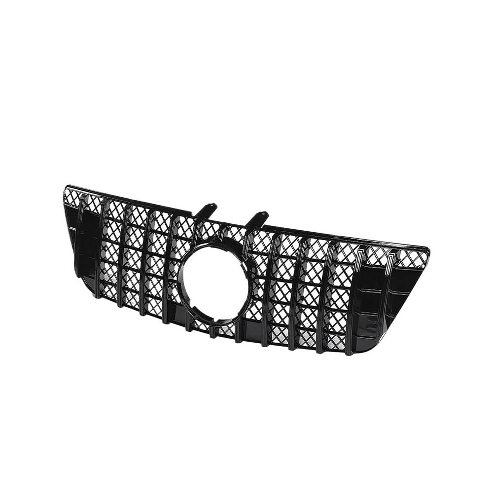 UIBHGVFG Sport Kühlergrill Auto Front Grille Grill Für Benz Für ML-Klasse Für W164 2009-2012 Auto Oberen Stoßstange Haube Mesh Gitter Lamellen Kühlergrill von UIBHGVFG