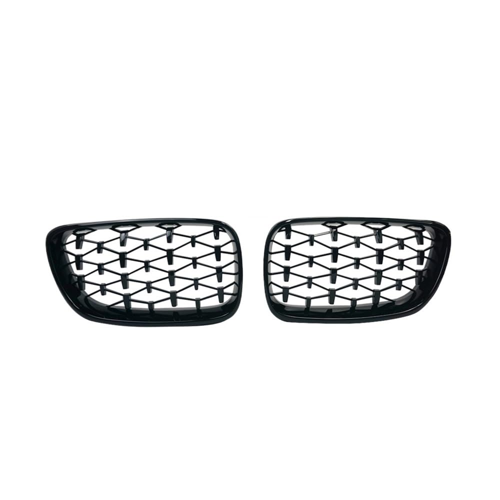 UIBHGVFG Sport Kühlergrill Auto Frontgrill Grill Silber Gitter Zubehör Für 2er F22 F23 F87 M2 2014-2019 Grill Mesh Grille Lamellen Kühlergrill von UIBHGVFG