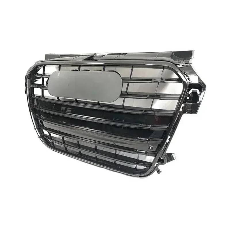 UIBHGVFG Sport Kühlergrill Auto Frontstoßstange Grill Schwarz Grill Für A1 Für Rs1 2010-2014 Auto Frontgrill Mesh Trim Abdeckung Lamellen Kühlergrill von UIBHGVFG