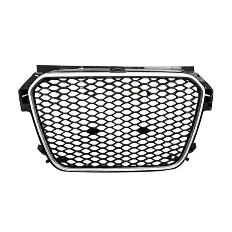 UIBHGVFG Sport Kühlergrill Auto Frontstoßstange Grill Schwarz Grill Für A1 Für Rs1 2010-2014 Auto Frontgrill Mesh Trim Abdeckung Lamellen Kühlergrill von UIBHGVFG