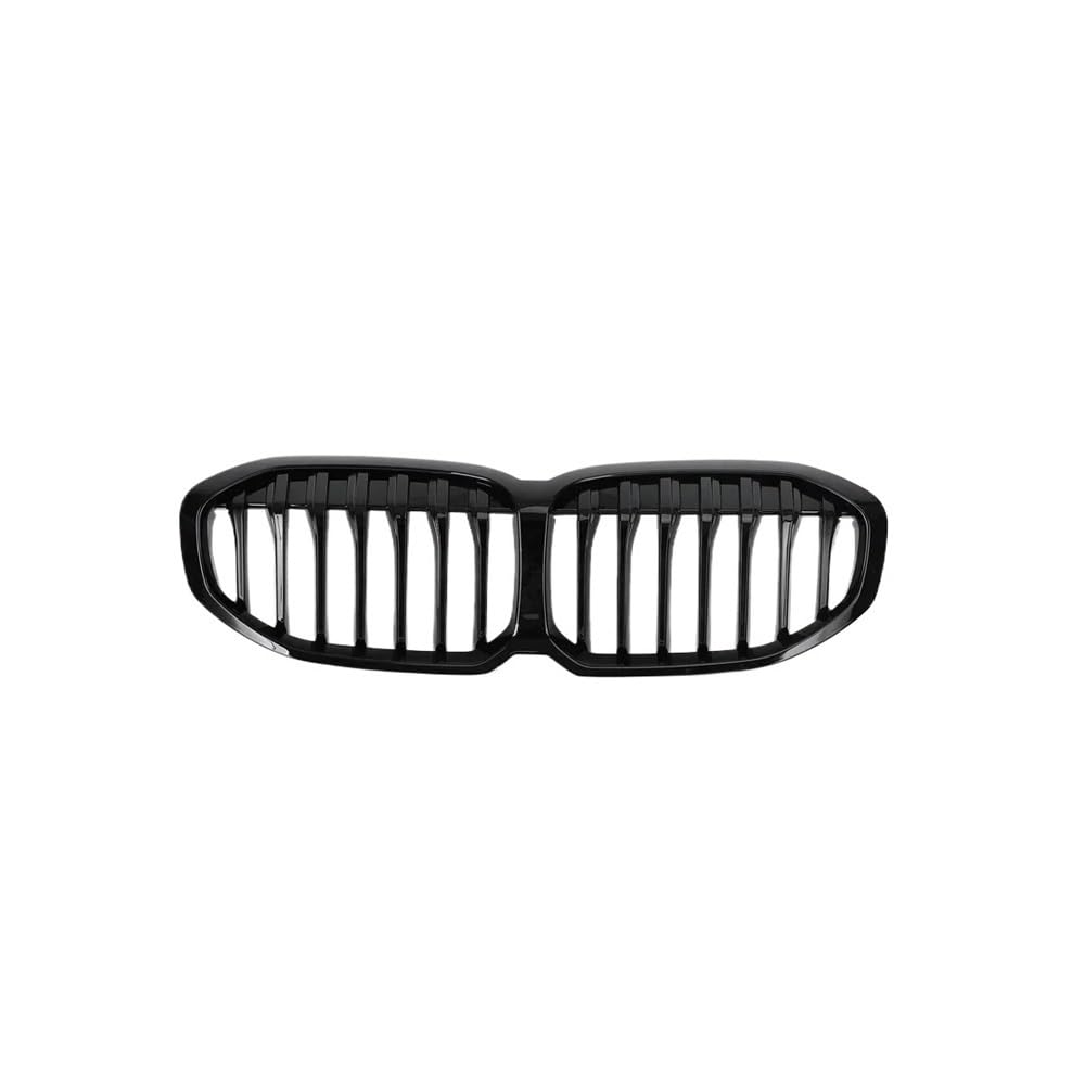 UIBHGVFG Sport Kühlergrill Auto-Frontstoßstangengrill, Gitter Für 1er F40 2020-IN, Single Slat Line Diamonds Style Grille Lamellen Kühlergrill von UIBHGVFG