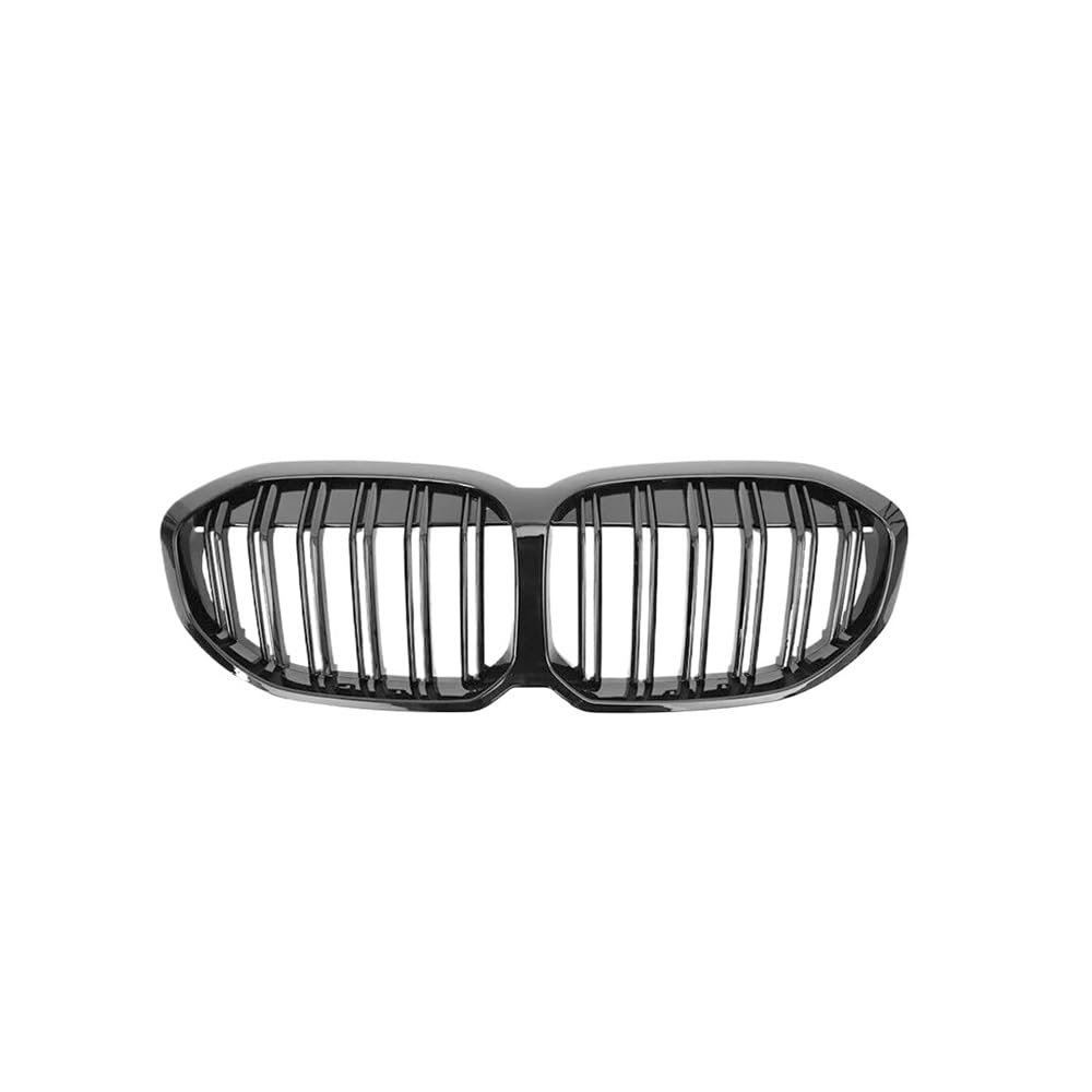 UIBHGVFG Sport Kühlergrill Auto-Frontstoßstangengrill, Gitter Für 1er F40 2020-IN, Single Slat Line Diamonds Style Grille Lamellen Kühlergrill von UIBHGVFG