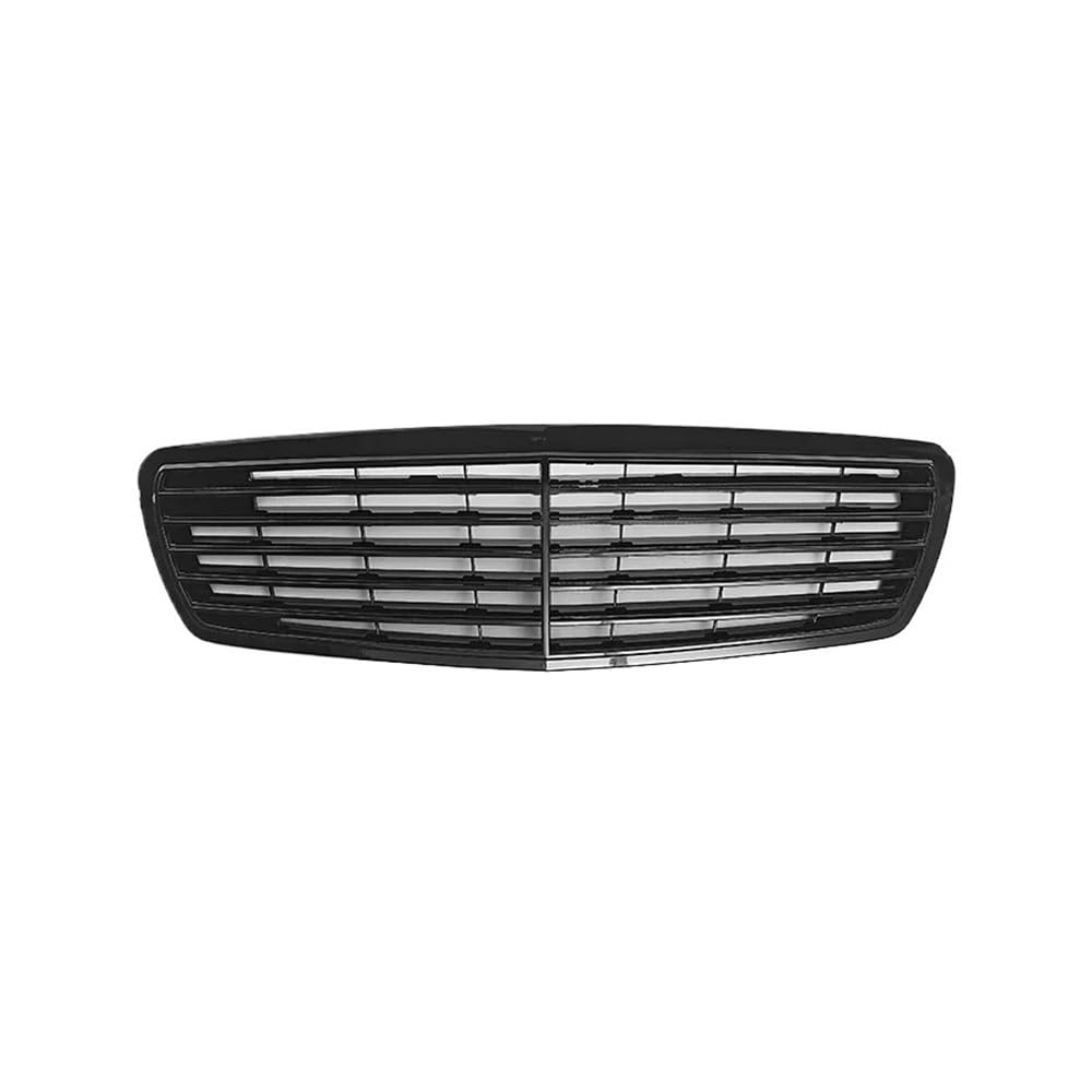 UIBHGVFG Sport Kühlergrill Auto-Frontstoßstangengrill, Mittelhaubengrill Für Benz W211 E-Klasse E200 E320 E350 E55 2002–2006 Lamellen Kühlergrill von UIBHGVFG