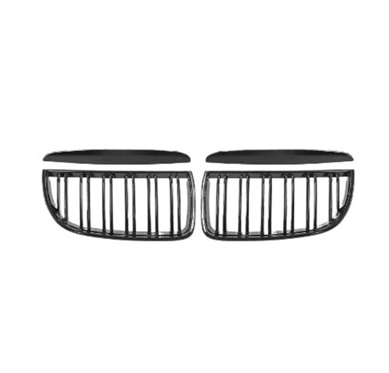 UIBHGVFG Sport Kühlergrill Auto-Frontstoßstangengrill, Schwarzer Kühlergrill, Abs, Für 3er E90 E91 2005–2008, Auto-Frontlufteinlass-Entlüftungsgitter-Abdeckung Lamellen Kühlergrill von UIBHGVFG