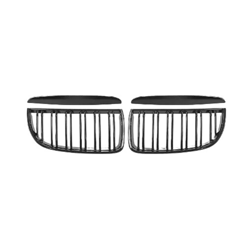 UIBHGVFG Sport Kühlergrill Auto-Frontstoßstangengrill, Schwarzer Kühlergrill, Abs, Für 3er E90 E91 2005–2008 Lamellen Kühlergrill von UIBHGVFG