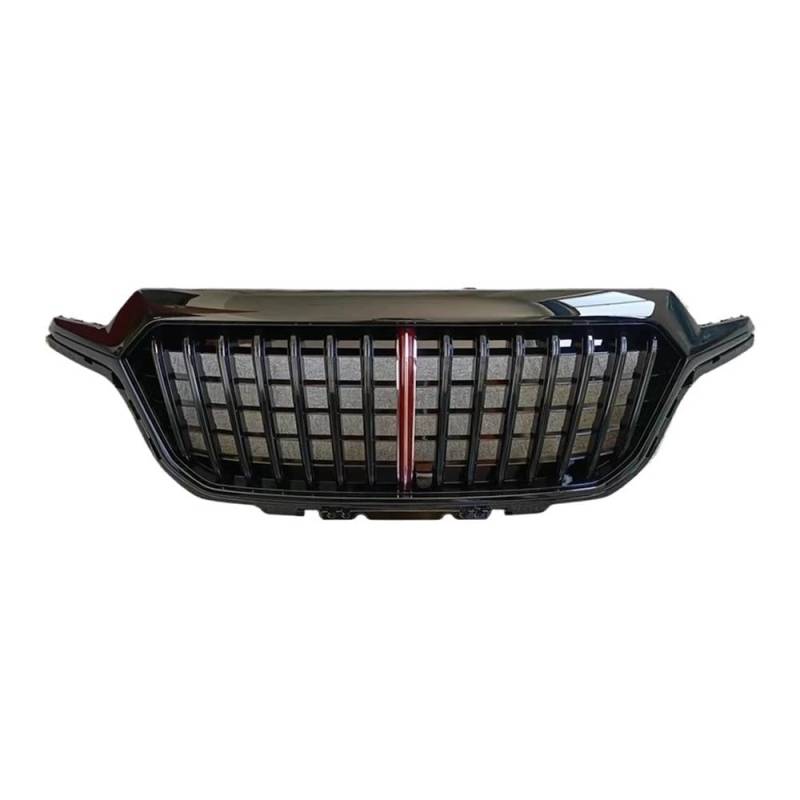 UIBHGVFG Sport Kühlergrill Auto Grill Gitter Kühlergrill Schwarz Front Stoßstange Net Montage Für Hongqi HS5 2019-2022 Geändert Lamellen Kühlergrill von UIBHGVFG