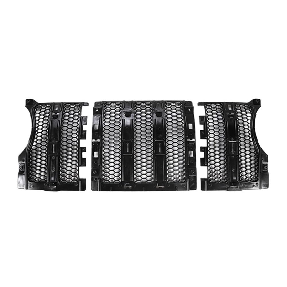 UIBHGVFG Sport Kühlergrill Auto Grills Einsatz Grille Abdeckung Für Wrangler JL Für Gladiator JT 2018-2024 Up Gille Hood Vent Grill Auto Lamellen Kühlergrill von UIBHGVFG