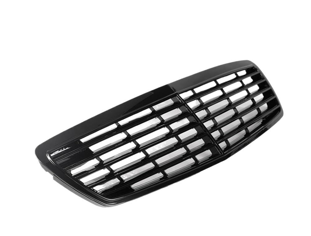 UIBHGVFG Sport Kühlergrill Auto Kühlergrill Stoßstange Mesh Grill ABS Für Benz Für W211 Für E500 Für E320 Für E350 Für E430 Für E-Class 2002-2006 Lamellen Kühlergrill von UIBHGVFG