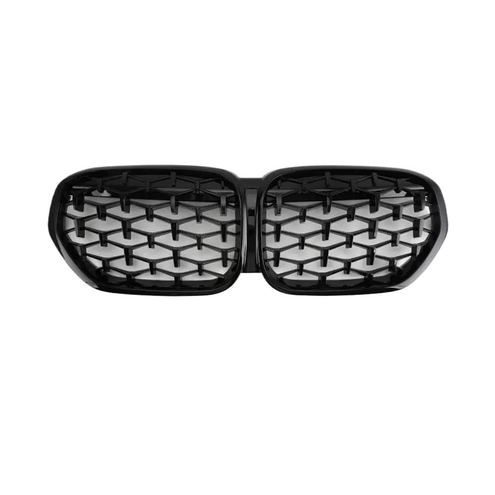 UIBHGVFG Sport Kühlergrill Auto-Tuning-Frontgrill In Glänzendem Schwarz Für X1 F48 SUV SDrive18i SDrive20i XDrive20i 2020-2022 Lamellen Kühlergrill von UIBHGVFG