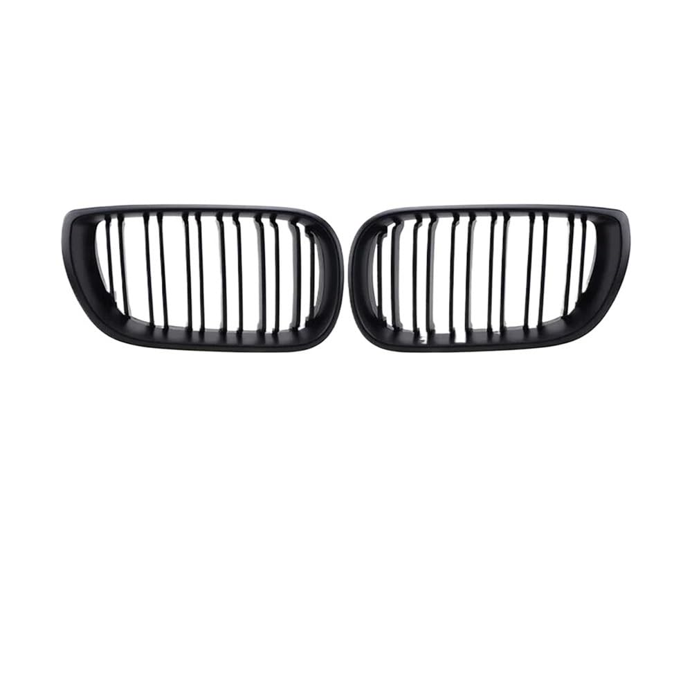 UIBHGVFG Sport Kühlergrill Black Diamonds Style Grilles FÜR 3er E46 4-Türer 2002–2004 Single Line Style Grille Ersatzteil Lamellen Kühlergrill von UIBHGVFG