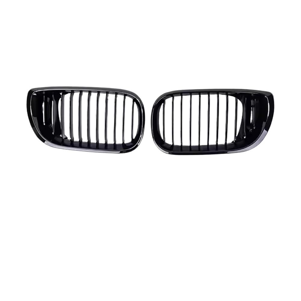 UIBHGVFG Sport Kühlergrill Black Diamonds Style Grilles FÜR 3er E46 4-Türer 2002–2004 Single Line Style Grille Ersatzteil Lamellen Kühlergrill von UIBHGVFG