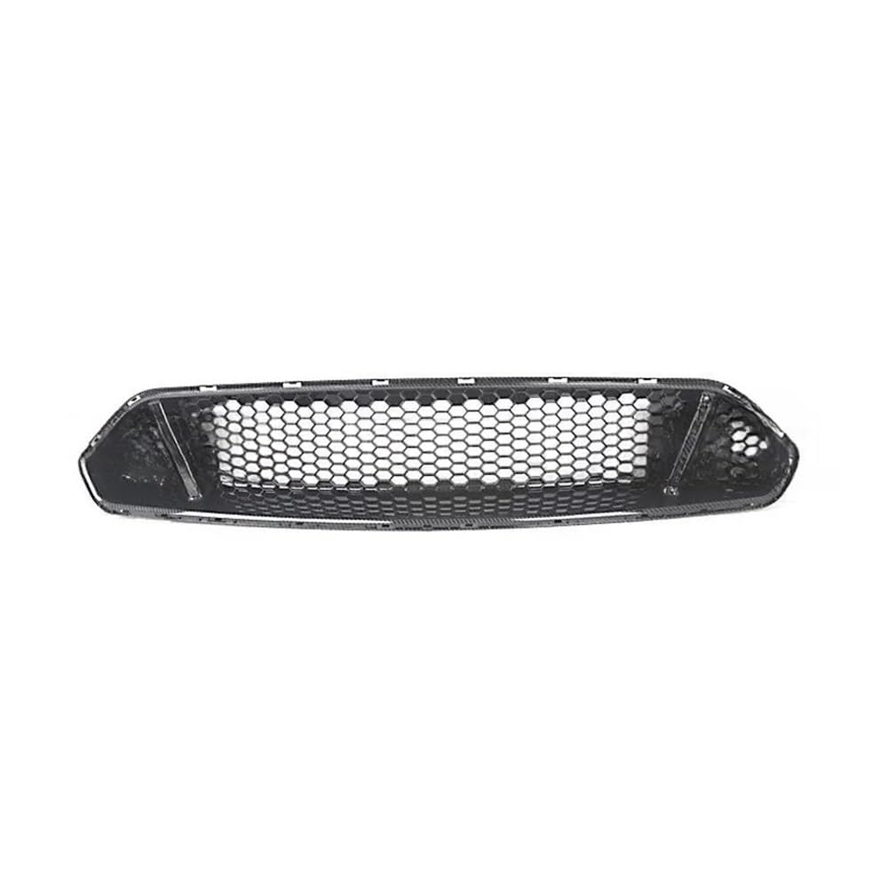 UIBHGVFG Sport Kühlergrill Carbon Faser Muster Auto Vorderen Stoßfänger Grille Grills Grille Für Ford Für 2018-2021 Auto Styling Lamellen Kühlergrill von UIBHGVFG