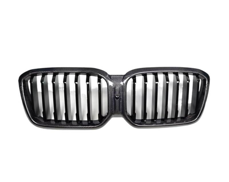 UIBHGVFG Sport Kühlergrill Carbon Fiber ABS Front Stoßstange Grille Für X3 Für G01 Für X4 Für G02 Für X3M Für F97 Für X4M Für F98 2022 + LCI Ersatz Grille Mesh Lamellen Kühlergrill von UIBHGVFG