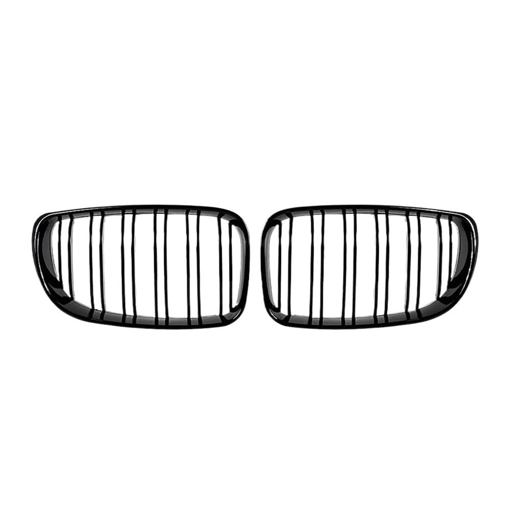 UIBHGVFG Sport Kühlergrill Carbon Fiber Grill Auto Front Gitter Stoßstange Haube Grille ABS Grills Für E81 E87 E82 E88 128I 130I 135I 2008-2011 Lamellen Kühlergrill von UIBHGVFG