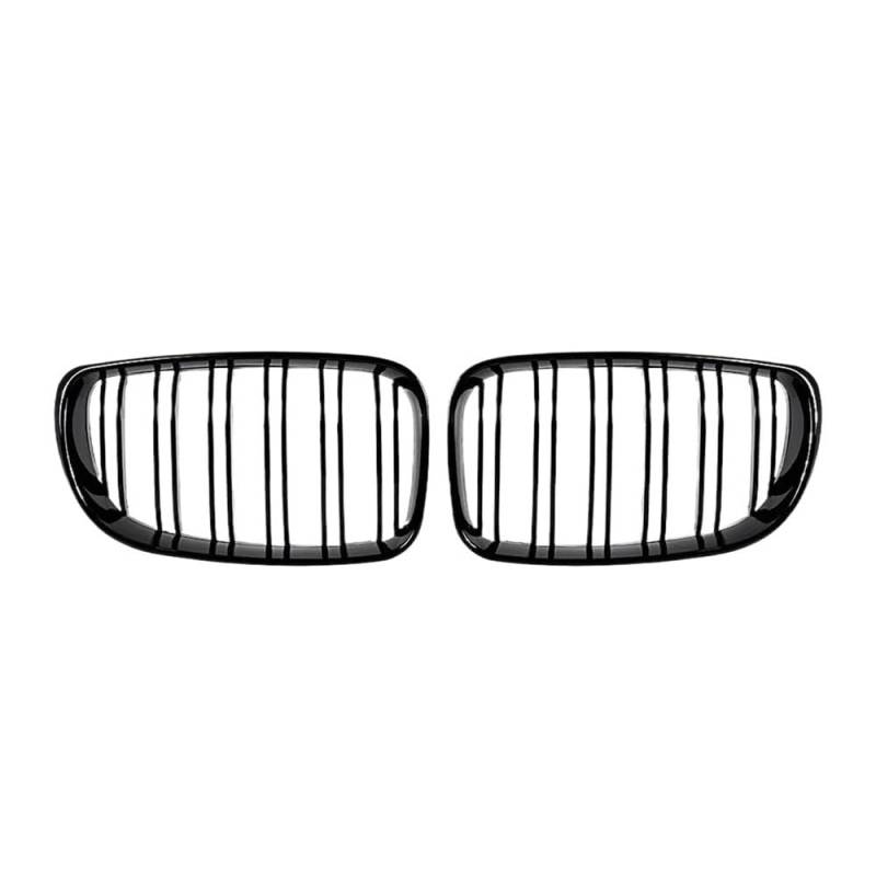 UIBHGVFG Sport Kühlergrill Carbon Fiber Grill Auto Front Gitter Stoßstange Haube Grille ABS Grills Für E81 E87 E82 E88 128I 130I 135I 2008-2011 Lamellen Kühlergrill von UIBHGVFG