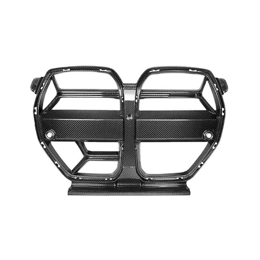 UIBHGVFG Sport Kühlergrill Dry Carbon Front Nose Grille Bumper Air Vent Abdeckung Trim FÜR M3 G80 M4 G82 G83 2021-2024 Auto Modifikation Teile Lamellen Kühlergrill von UIBHGVFG