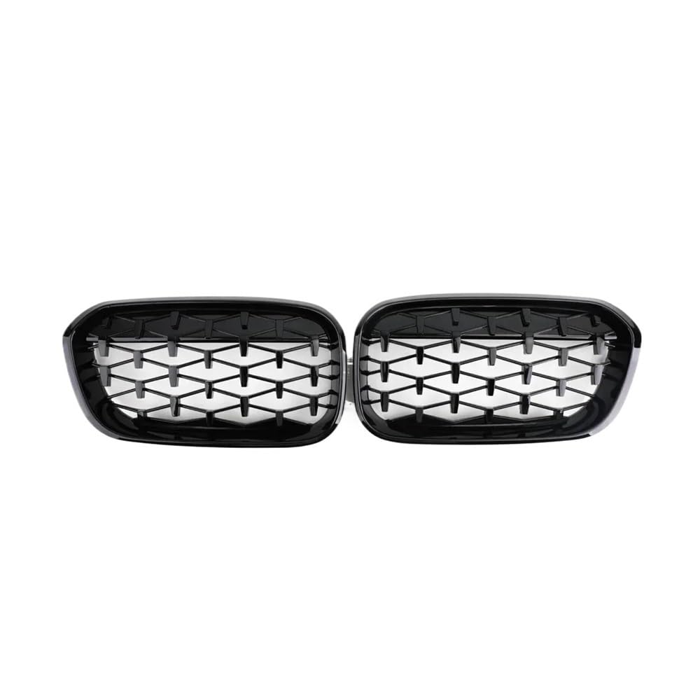 UIBHGVFG Sport Kühlergrill FÜR 1er F20 F21 116i 118i 2015–2019, Diamant-Stil, Kühlergrill, Auto-Frontgrill, Glänzend Schwarzer Kühlergrill Lamellen Kühlergrill von UIBHGVFG