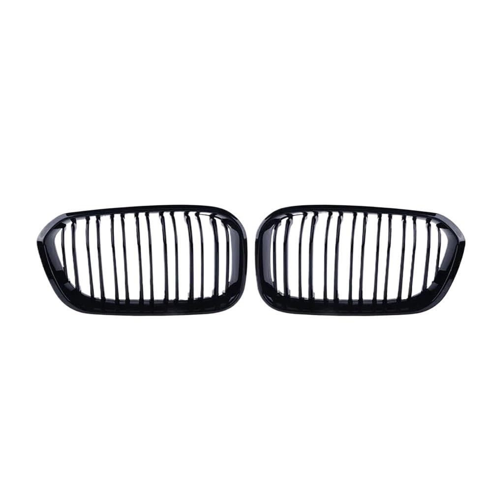 UIBHGVFG Sport Kühlergrill FÜR 1er F20 F21 116i 118i 2015–2019, Diamant-Stil, Kühlergrill, Auto-Frontgrill, Glänzend Schwarzer Kühlergrill Lamellen Kühlergrill von UIBHGVFG