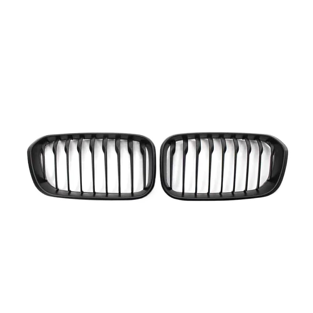 UIBHGVFG Sport Kühlergrill FÜR 1er F20 F21 116i 118i 2015–2019, Diamant-Stil, Kühlergrill, Auto-Frontgrill, Glänzend Schwarzer Kühlergrill Lamellen Kühlergrill von UIBHGVFG