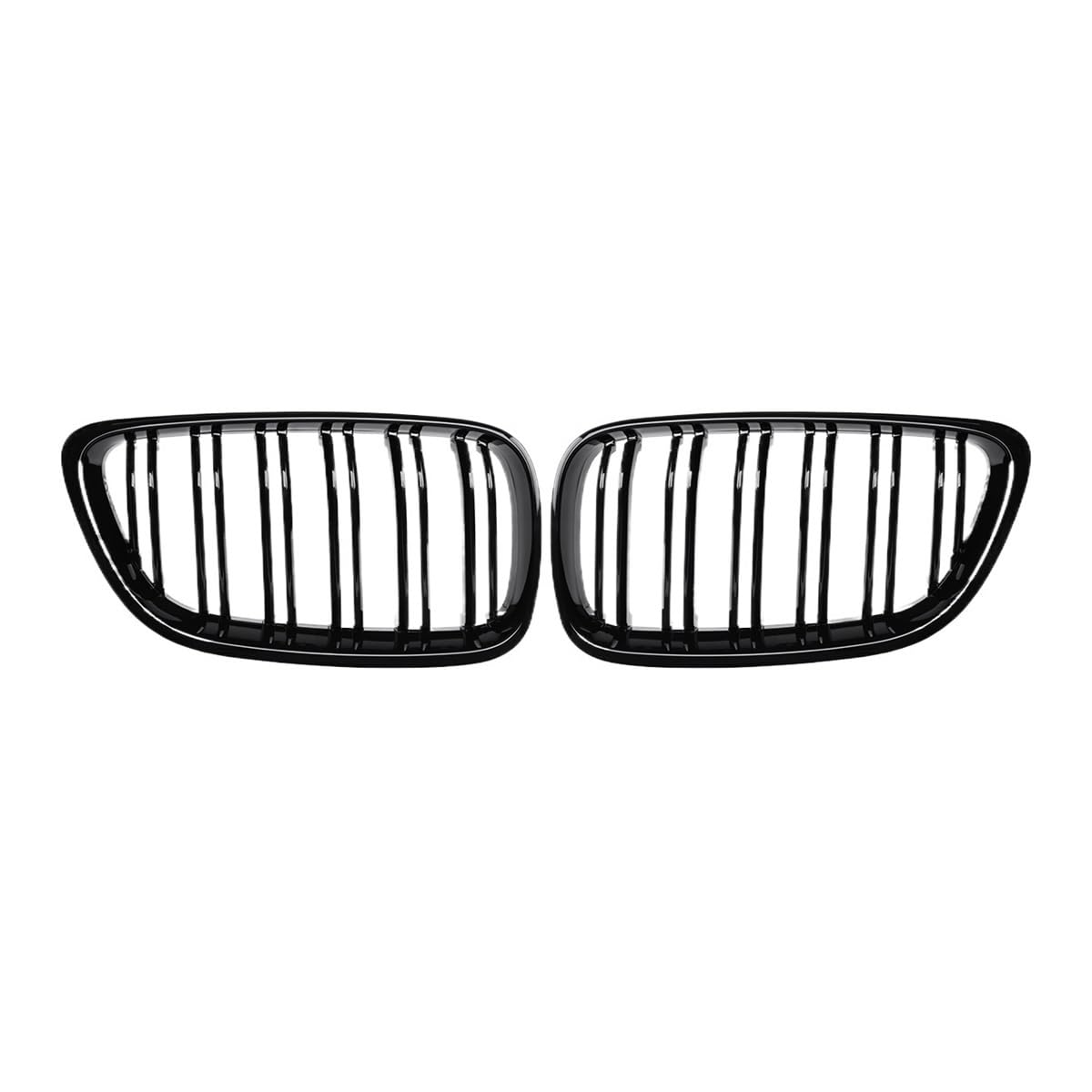 UIBHGVFG Sport Kühlergrill FÜR 2er F22 F23 F87 M2 2014-2018 Auto-Frontstoßstangengitter Grill Doppellamellengitter Glanzschwarz Lamellen Kühlergrill von UIBHGVFG