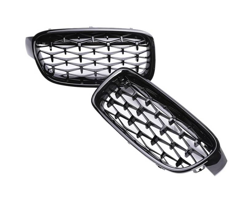 UIBHGVFG Sport Kühlergrill FÜR 3er F30 F31 F35 2012-2019 Carbon Fiber Grill Facelift Grille Front Stoßstange Grill Zubehör Lamellen Kühlergrill von UIBHGVFG